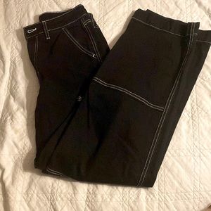 Black cargo pants